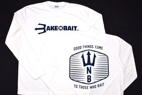White/Navy Blue - Trident - Long Sleeve - ON SALE!