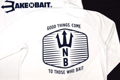 White/Navy Blue - Trident - Long Sleeve - ON SALE!