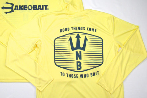 Pale Yellow/Navy Blue - Trident - Long Sleeve