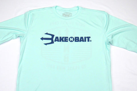 NEW! - Seagrass/Navy Blue - Trident - Long Sleeve