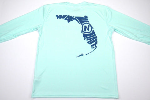 NEW! - Seagrass/Navy Blue - Florida - Long Sleeve